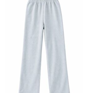 ALO Ribbed Lounge Pants Light Blue Athleisure Size Small